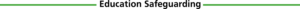 education safeguarding header 300x9